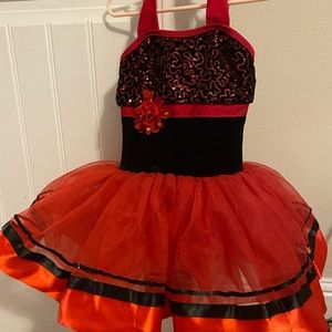 Girls dance Revolution costume size small worn 1x